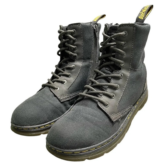 Dr. Martens Combs Y Black Combat Boots Ladies 6 Men’s 5 - Picture 11 of 11